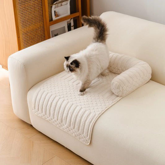 Pudding-Style Pet Sofa Pad - Soft and Durable Dog Bed for Small to Medium Breeds, Comfortable and Stylish for All-Season Use